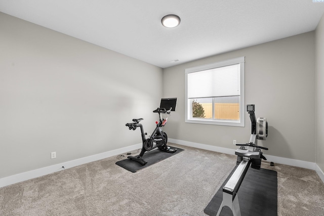 1430 Purple Sage St, Richland, WA 99352 - exercise room with carpet and baseboards