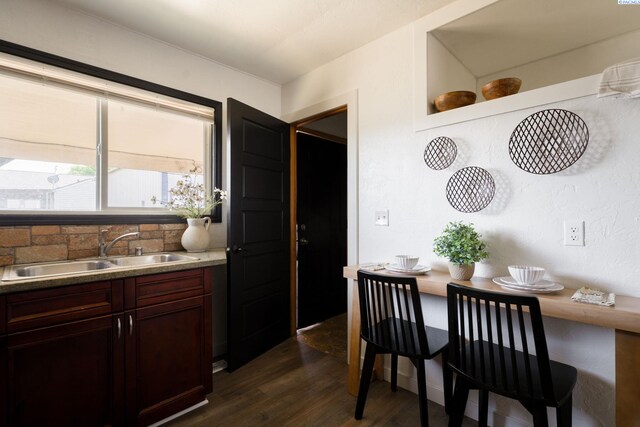 742 E 4th Ave, Kennewick, WA 99336 - kitchen with a sink and dark wood-type flooring