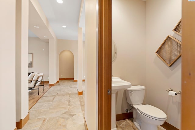 bathroom with toilet