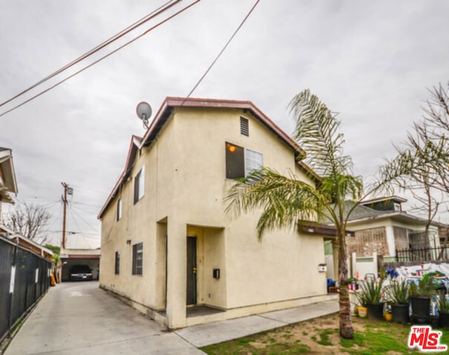 view of rear view of house