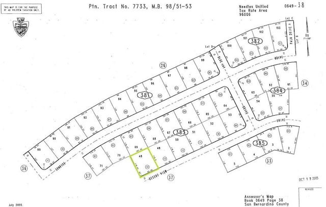 64938314 Desert View Dr, Needles CA, 92363 land for sale