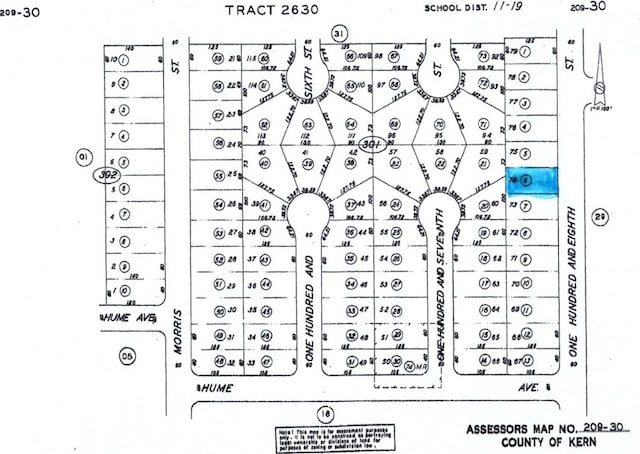 0 108th St, California City CA, 93505 land for sale