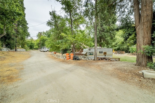 view of road