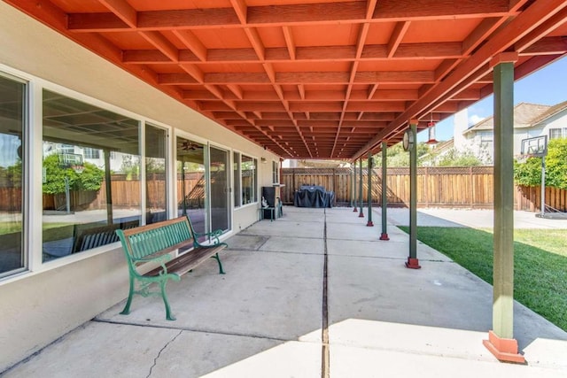 view of patio