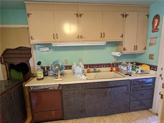 kitchen featuring dishwasher and sink