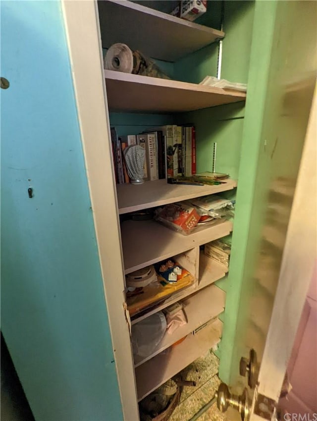 view of closet