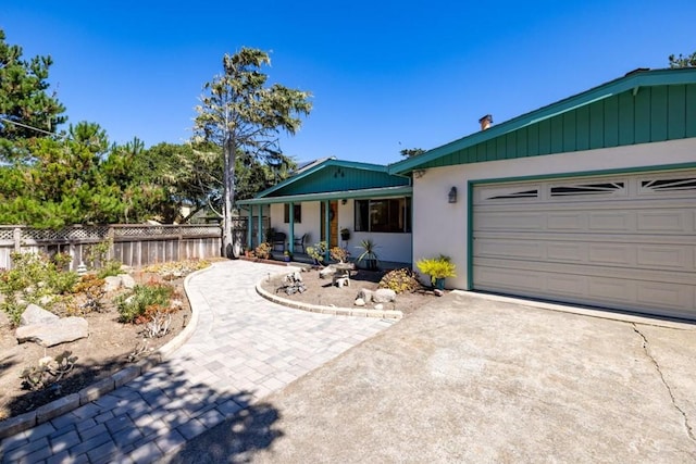 view of ranch-style house