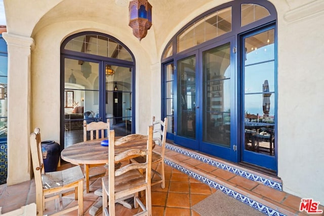 view of patio / terrace with french doors