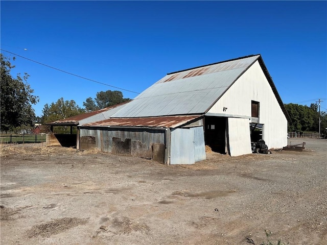 view of shed / structure