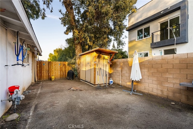 exterior space with a patio