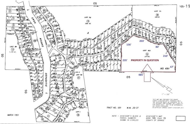 0 Na, Silverado Canyon CA, 92676 land for sale