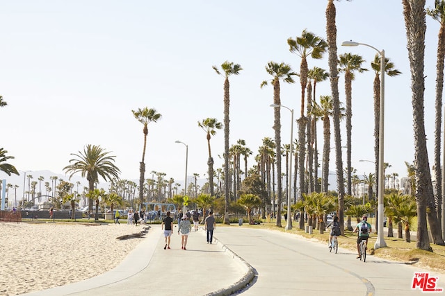 view of property's community featuring volleyball court