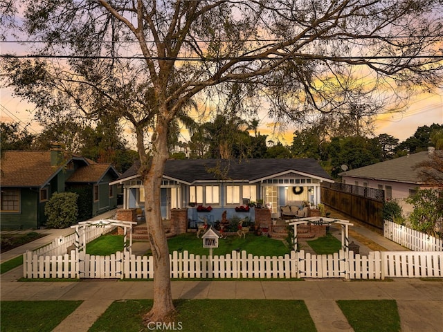 view of ranch-style house