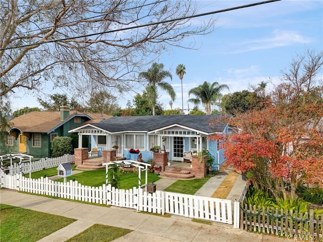 view of front of home