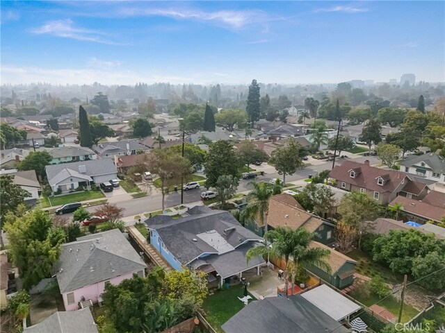 817 E Palmyra Ave, Orange, CA 92866 - aerial view of property and surrounding area featuring nearby suburban area