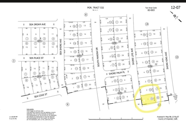 2418 Shore Life Ave, Thermal CA, 92274 land for sale