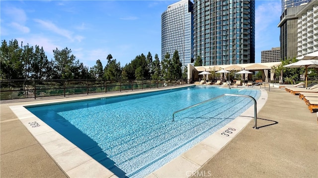 view of swimming pool