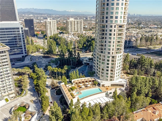 view of birds eye view of property