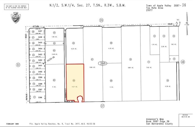 0 Chief Joseph Rd, Apple Valley CA, 92308 land for sale