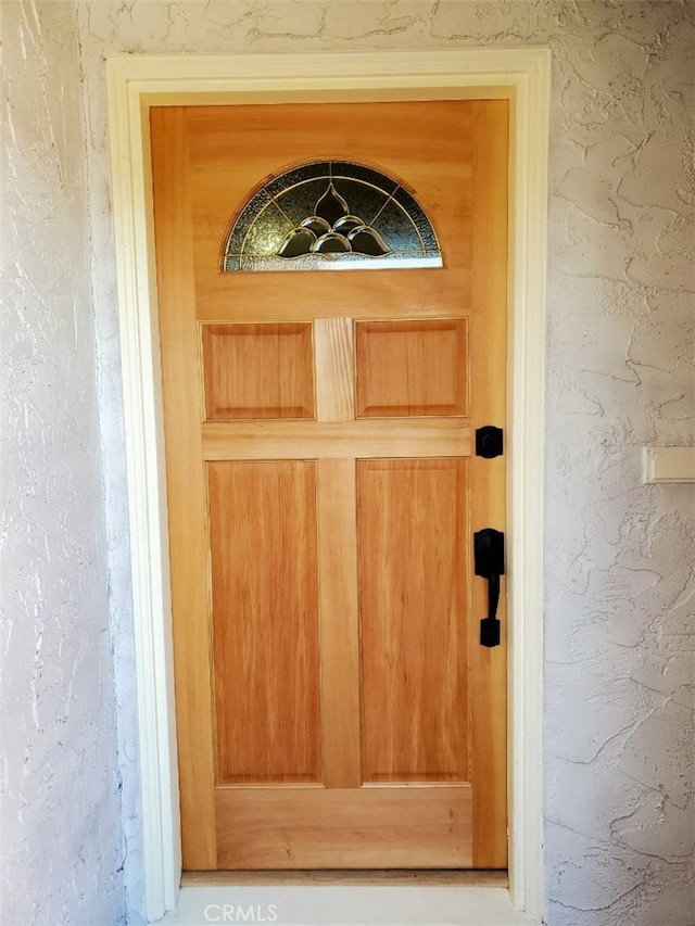 view of exterior entry