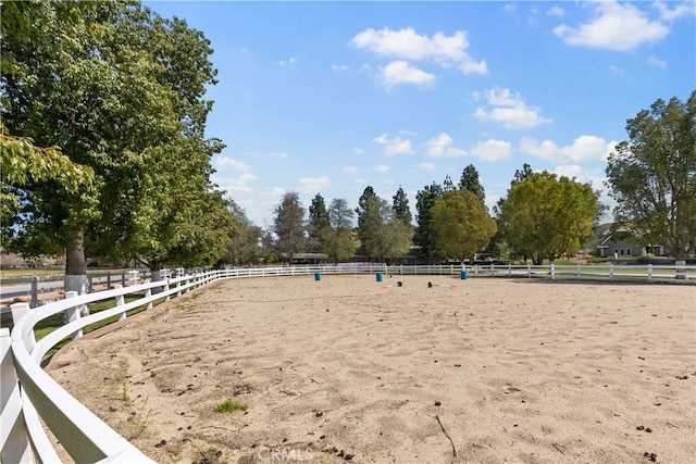 surrounding community featuring a rural view