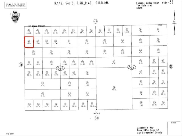 0 Datura Ave, Johnson Valley CA, 92285 land for sale