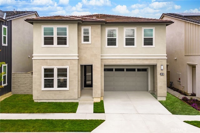 200 Sierra Madre, Lake Forest, CA 92630 - view of front of home featuring a garage and solar panels