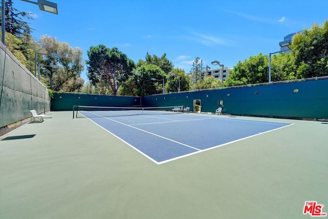 view of sport court with basketball court