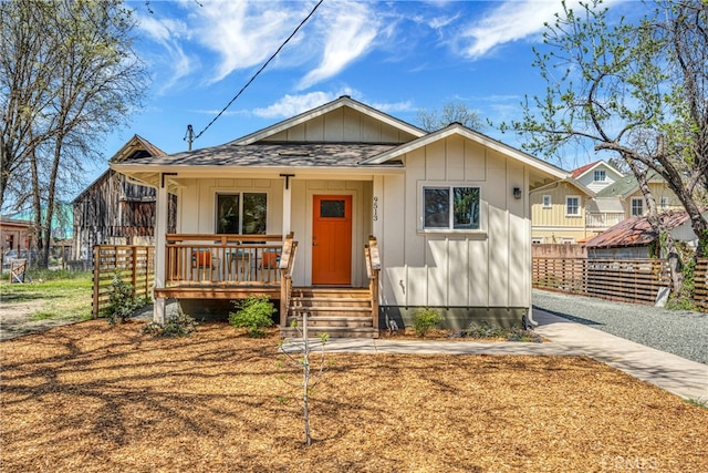 view of bungalow