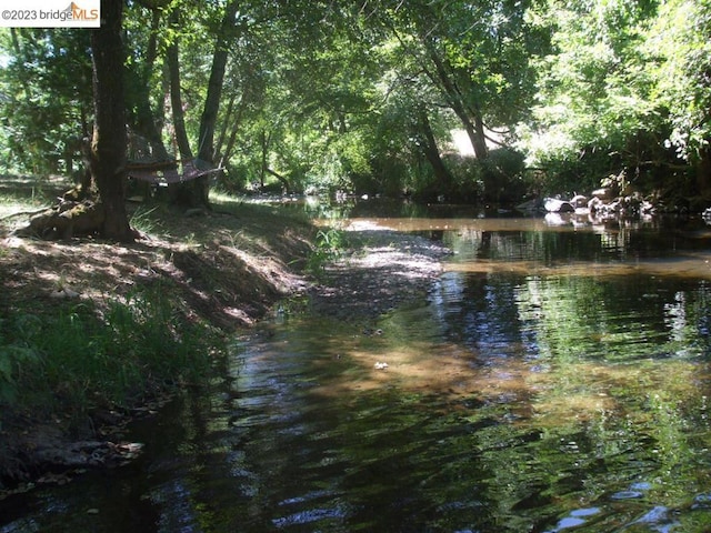 view of water feature