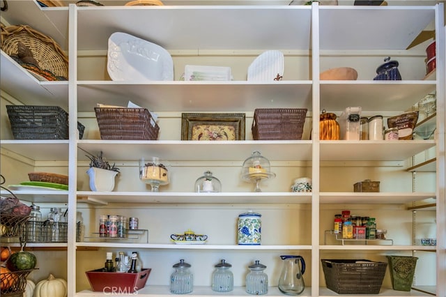 view of pantry