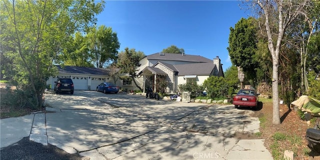 ranch-style house with a garage