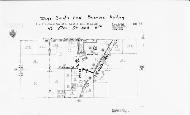 46 Elm St, Trona CA, 93562 land for sale