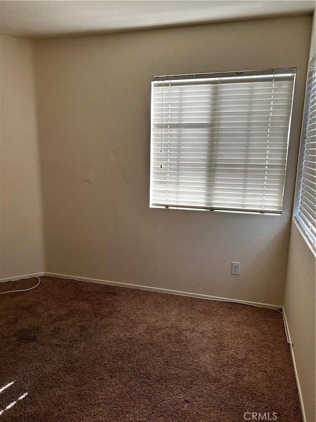 spare room featuring carpet