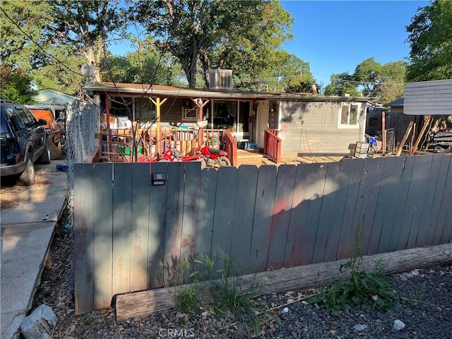 view of front of home