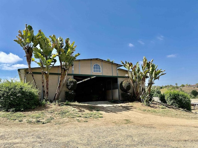 view of front of home