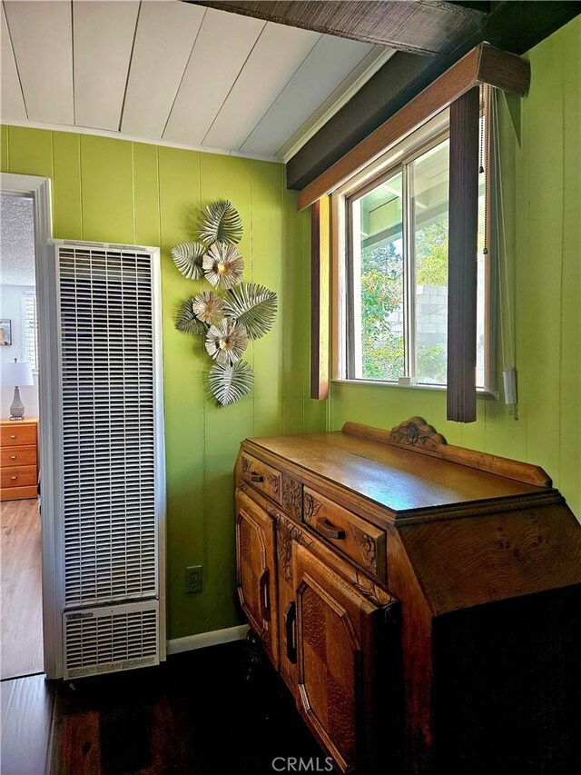 bathroom featuring wood-type flooring