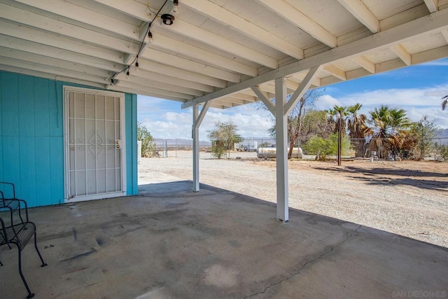 view of patio