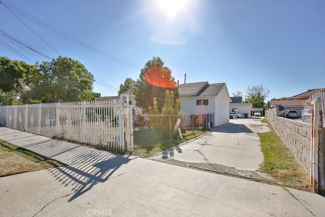 view of front of home