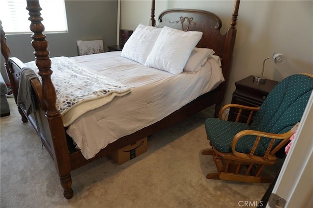 bedroom with carpet flooring