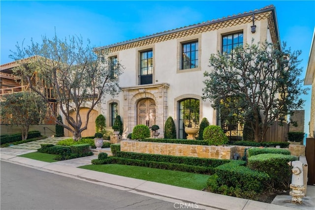 view of mediterranean / spanish house