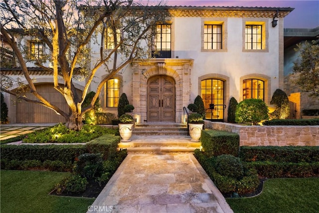 view of mediterranean / spanish house