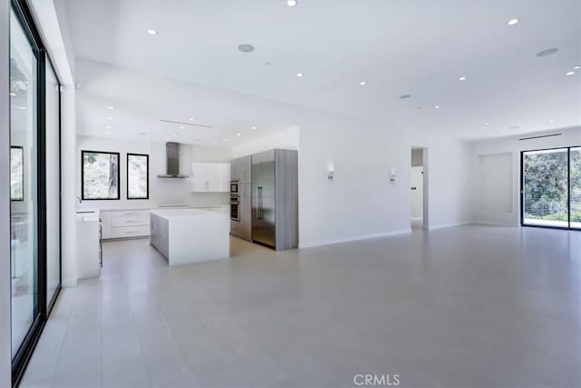 interior space featuring french doors