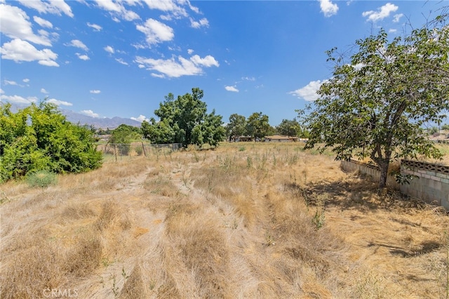 view of nature featuring a rural view