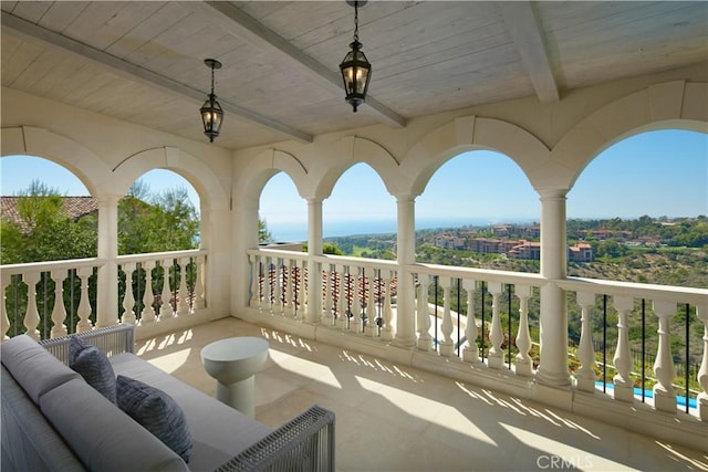 view of patio / terrace featuring outdoor lounge area