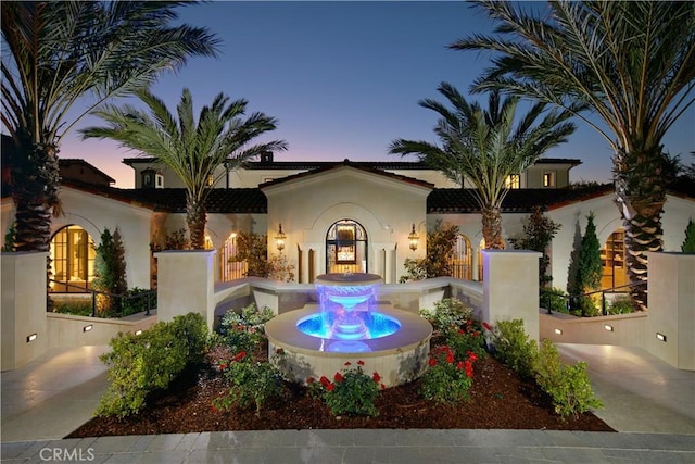 view of mediterranean / spanish-style home