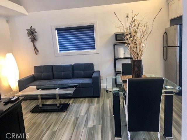 living room featuring hardwood / wood-style floors