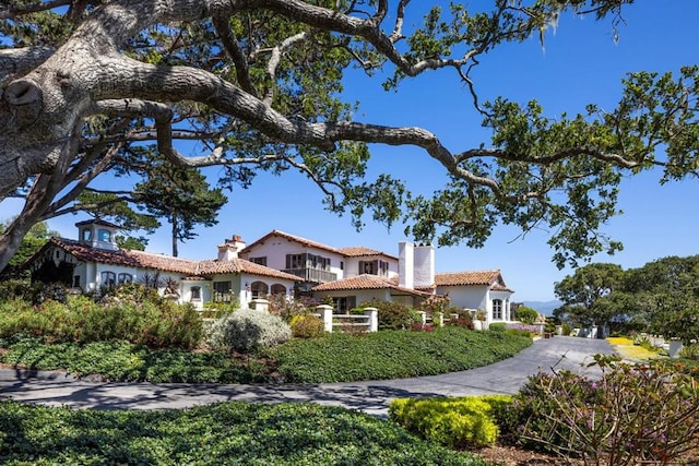 view of mediterranean / spanish house