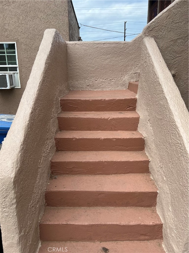 view of stairway