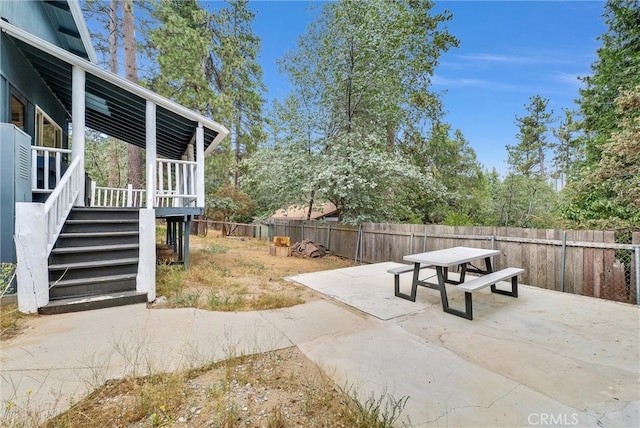 view of patio / terrace